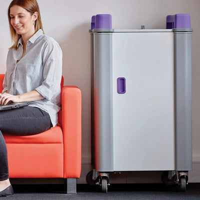 LapCabby 10v Charging Trolley for 10 Laptops/Chromebooks-LapCabby 10v Charging Trolley for 10 Laptops/Chromebooks