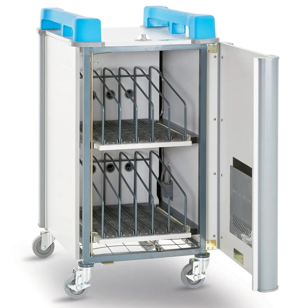 LapCabby 10v Charging Trolley for 10 Laptops/Chromebooks-LapCabby 10v Charging Trolley for 10 Laptops/Chromebooks