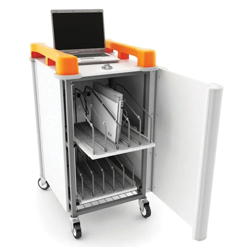 LapCabby 10v Charging Trolley for 10 Laptops/Chromebooks-LapCabby 10v Charging Trolley for 10 Laptops/Chromebooks