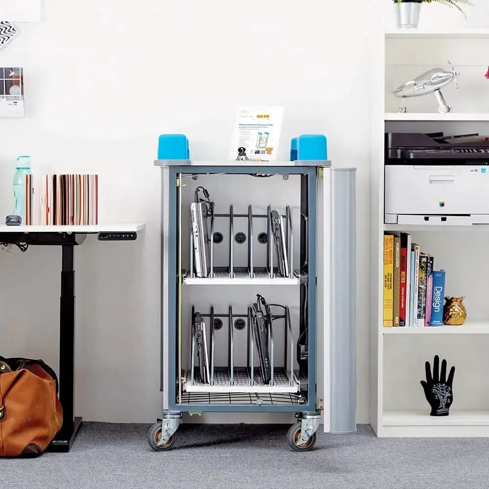 LapCabby 10v Charging Trolley for 10 Laptops/Chromebooks-LapCabby 10v Charging Trolley for 10 Laptops/Chromebooks