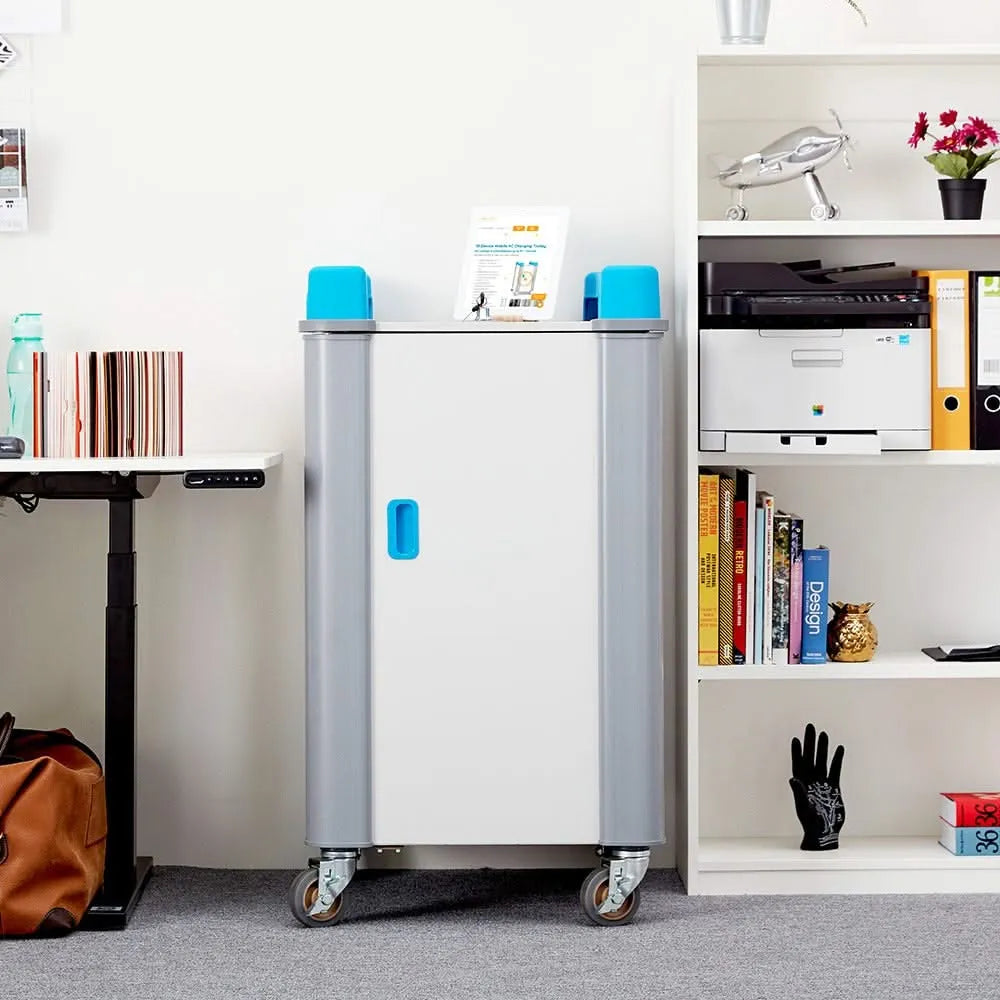 LapCabby 10v Charging Trolley for 10 Laptops/Chromebooks-LapCabby 10v Charging Trolley for 10 Laptops/Chromebooks