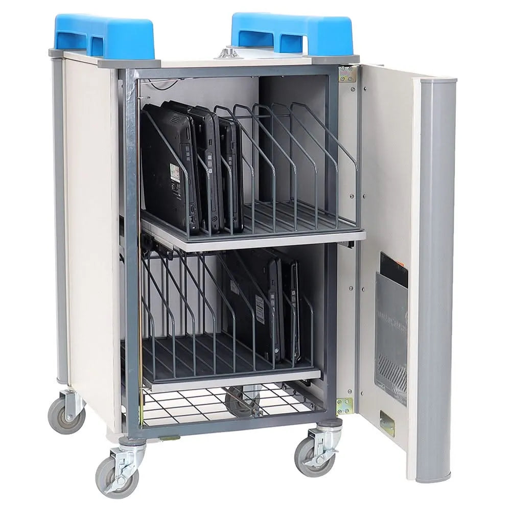 LapCabby 16v Charging Trolley for 16 Laptops/Chromebooks-LapCabby 16v Charging Trolley for 16 Laptops/Chromebooks