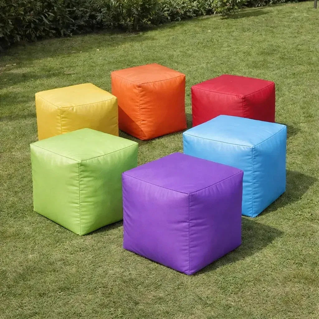 Large Bean Bag Cubes Set of 4-Large Bean Bag Cubes Set of 4