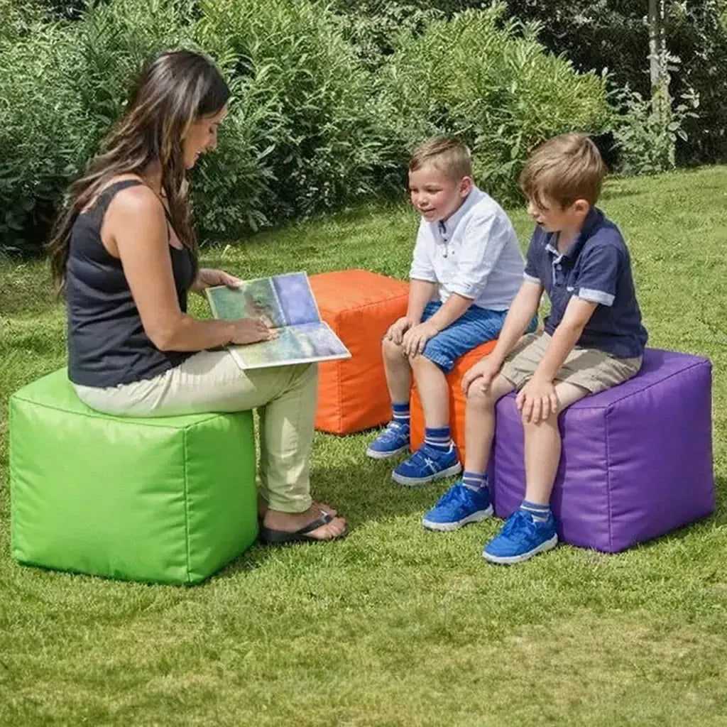 Large Bean Bag Cubes Set of 4-Large Bean Bag Cubes Set of 4