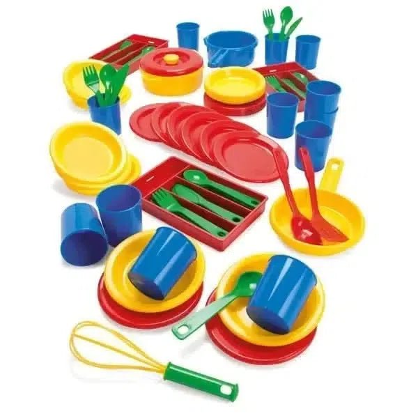 Large Plastic Role Play Dining Set-Large Plastic Role Play Dining Set