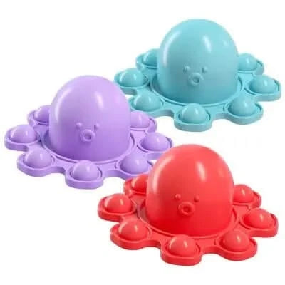Large Push Popper Flip Octopus-Large Push Popper Flip Octopus