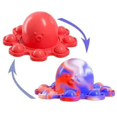 Large Push Popper Flip Octopus-Large Push Popper Flip Octopus