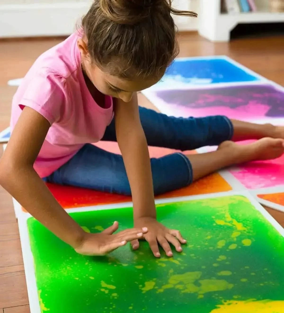 Large Sensory Liquid Tiles Pack of 6-Large Sensory Liquid Tiles Pack of 6