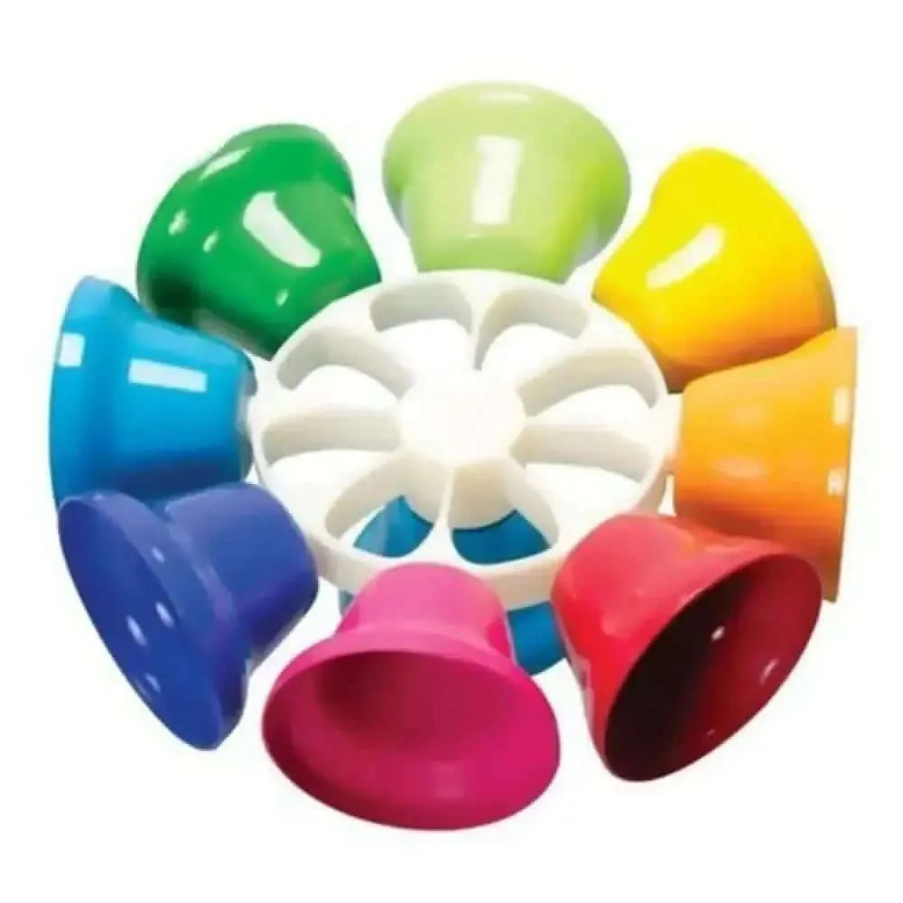 Large Spinning Rainbow Musical Bells-Large Spinning Rainbow Musical Bells
