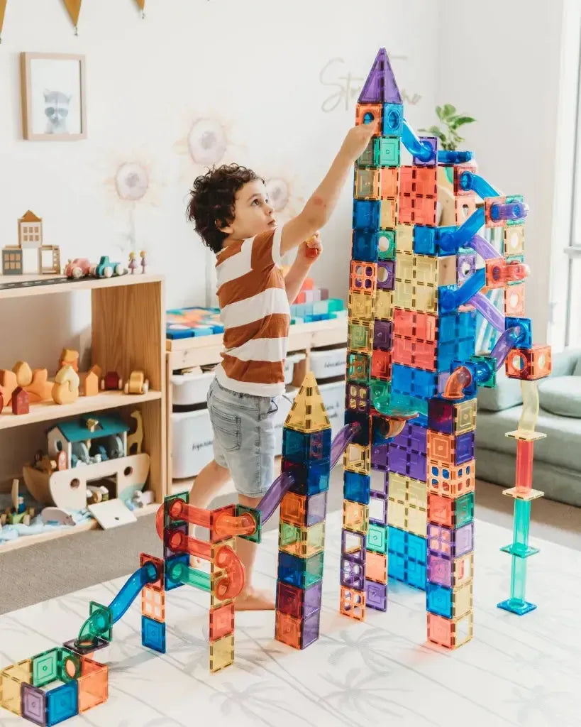 Learn & Grow Magnetic Tiles 64 piece set-Learn & Grow Magnetic Tiles 64 piece set