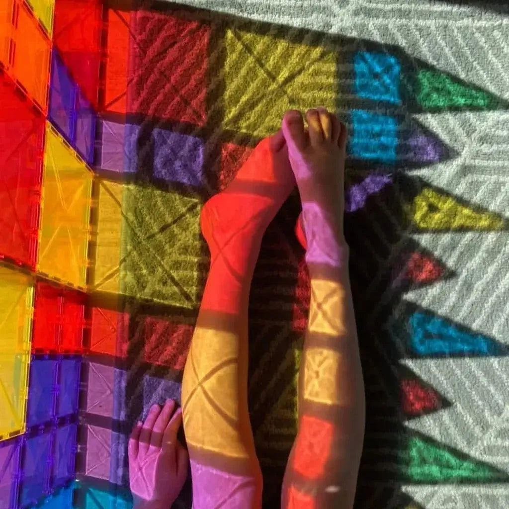 Learn & Grow Magnetic Tiles 64 piece set-Learn & Grow Magnetic Tiles 64 piece set