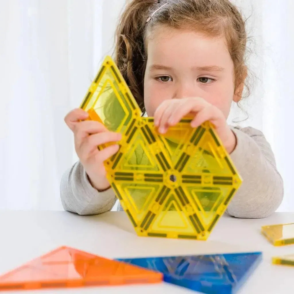 Learn & Grow Magnetic Tiles Geometry Pack 36 piece-Learn & Grow Magnetic Tiles Geometry Pack 36 piece