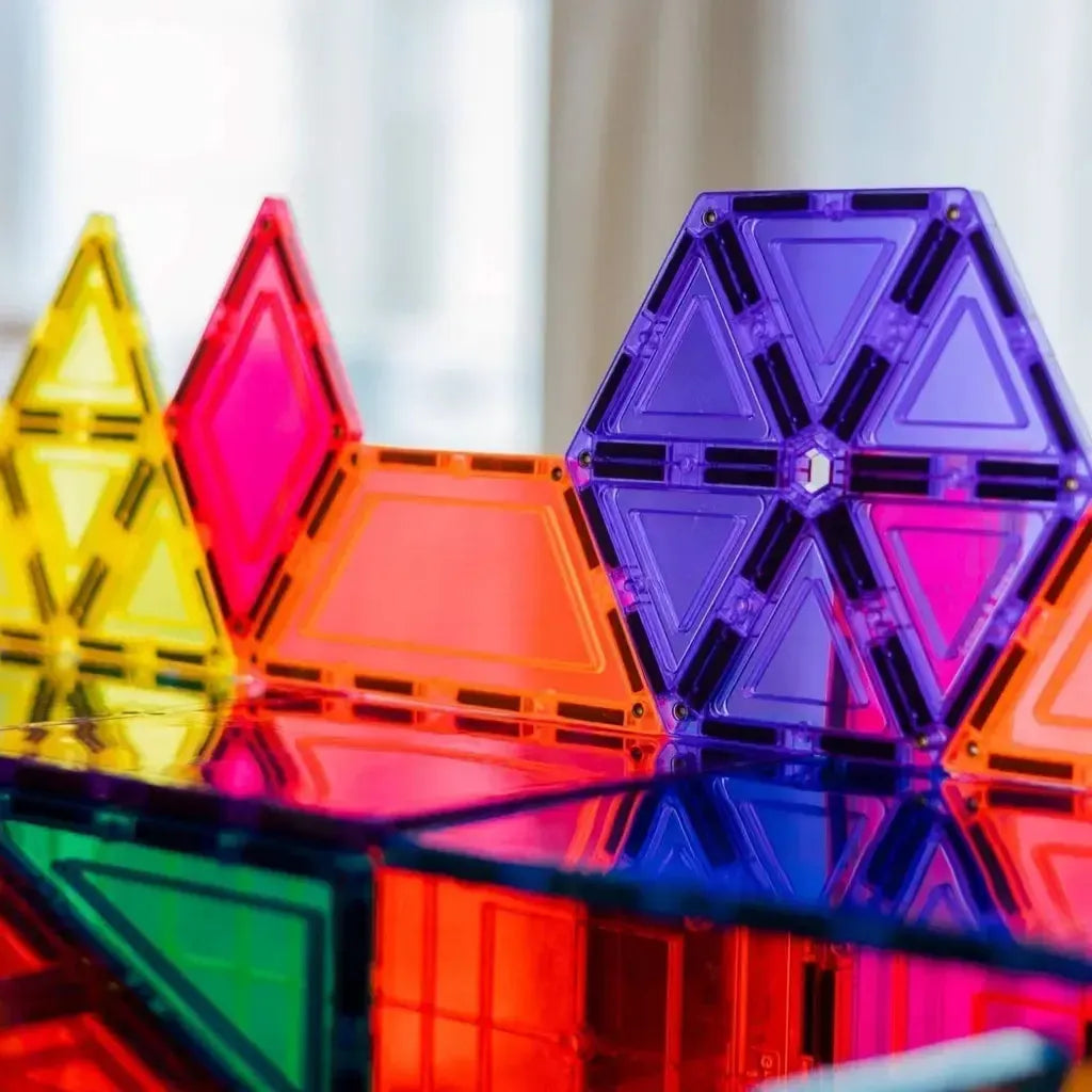 Learn & Grow Magnetic Tiles Geometry Pack 36 piece-Learn & Grow Magnetic Tiles Geometry Pack 36 piece