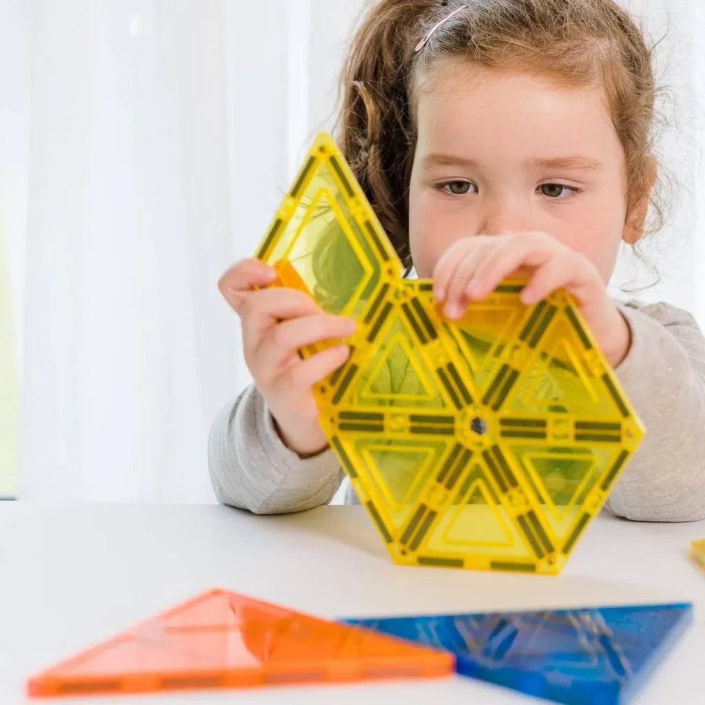 Learn & Grow Magnetic Tiles Geometry Pack 36 piece-Learn & Grow Magnetic Tiles Geometry Pack 36 piece