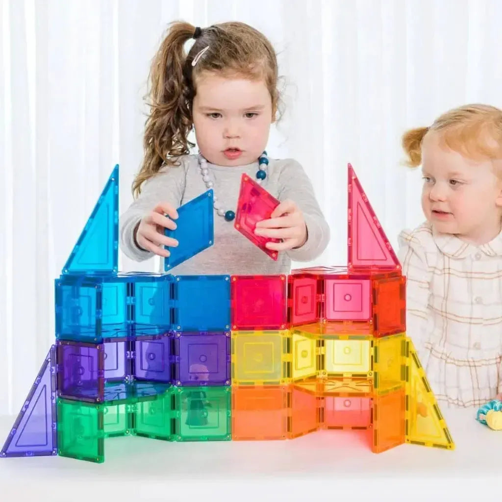 Learn & Grow Magnetic Tiles Geometry Pack 36 piece-Learn & Grow Magnetic Tiles Geometry Pack 36 piece