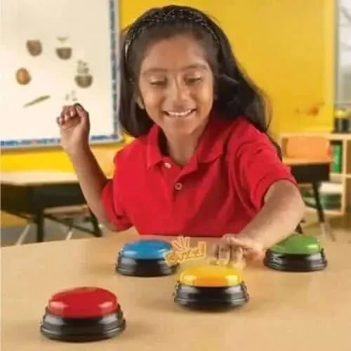 Learning Resources Lights & Sounds Answer Buzzers-Learning Resources Lights & Sounds Answer Buzzers