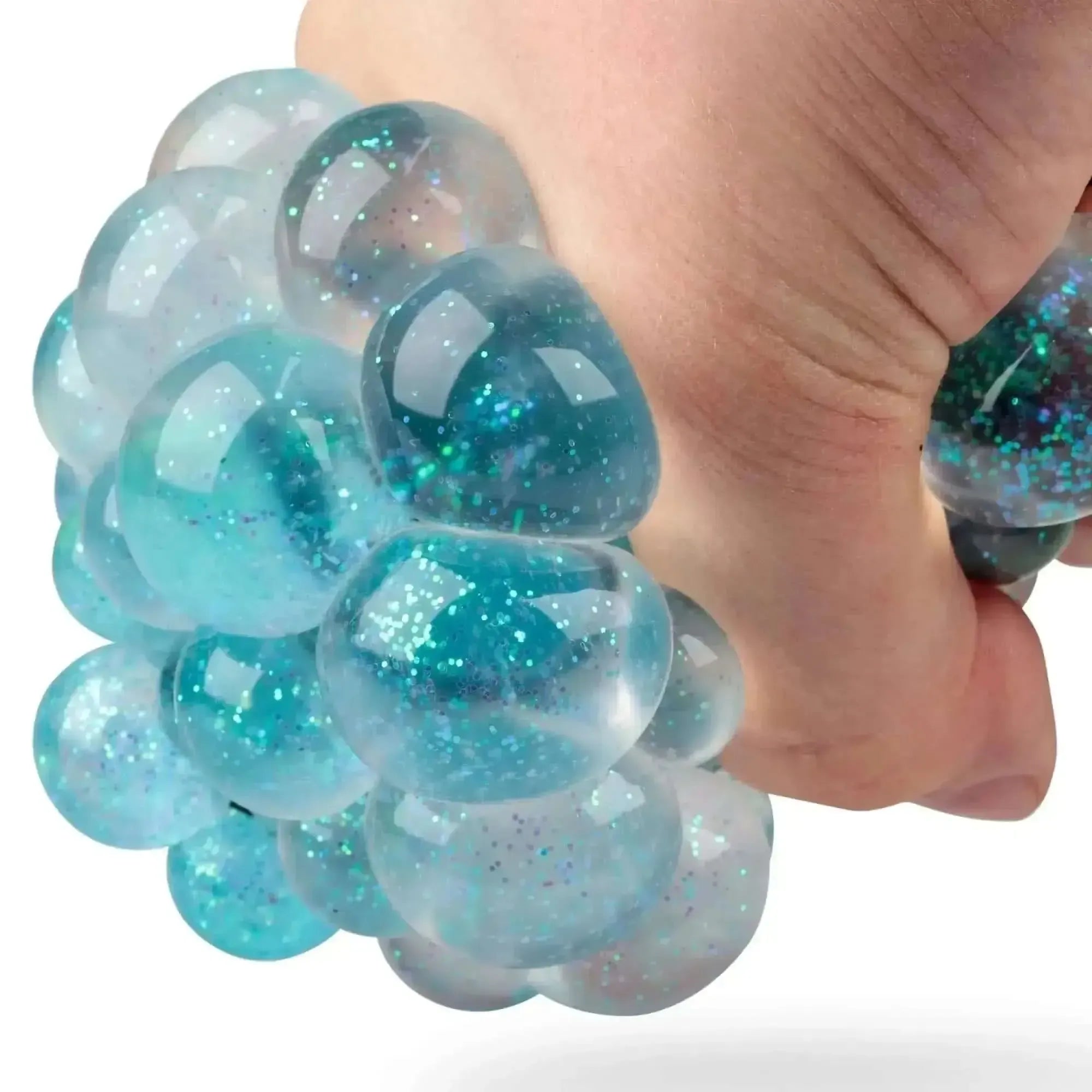 Light up Glitter Squishy Mesh Ball-Light up Glitter Squishy Mesh Ball