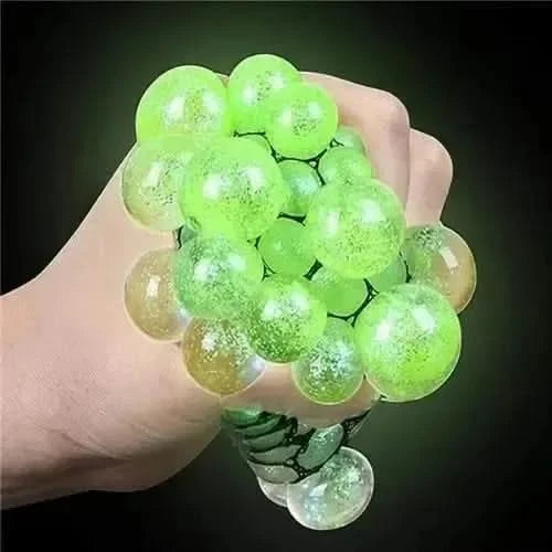 Light up Glitter Squishy Mesh Ball-Light up Glitter Squishy Mesh Ball