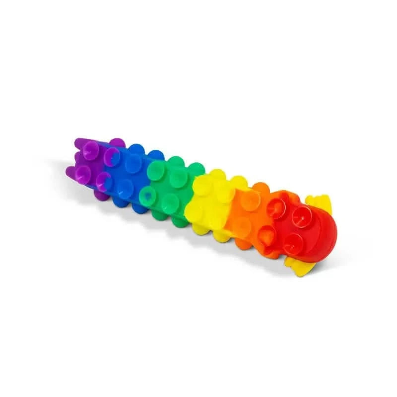 Light Up Push Popper Suction Caterpillar-Light Up Push Popper Suction Caterpillar