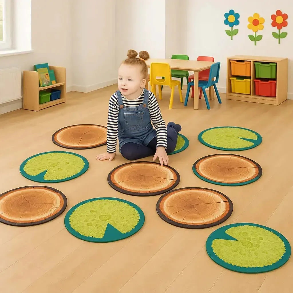 Logs and Leaves Placement Mats-Logs and Leaves Placement Mats