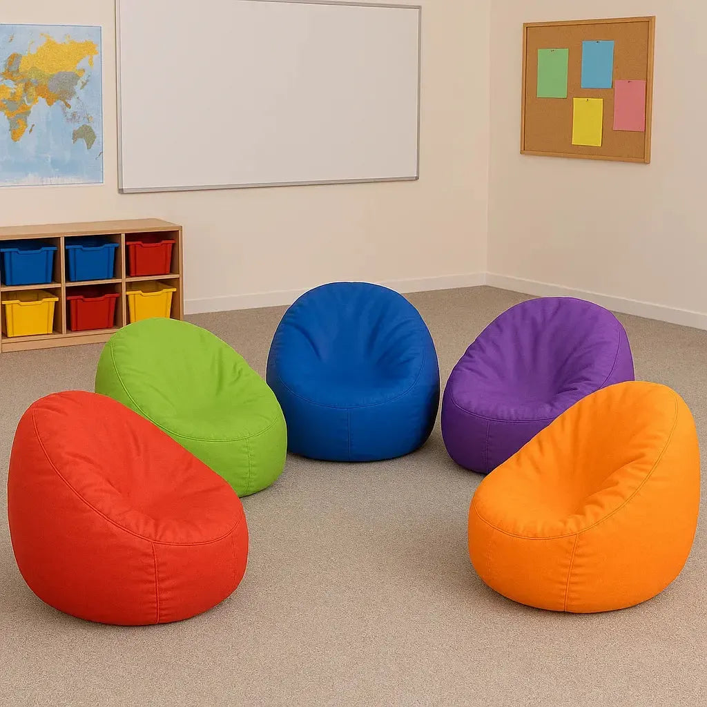 Lounger Bean bag Chairs Set of 5-Lounger Bean bag Chairs Set of 5