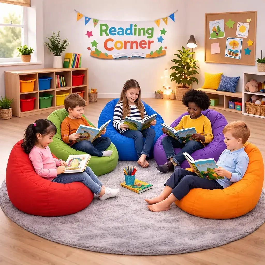 Lounger Bean bag Chairs Set of 5-Lounger Bean bag Chairs Set of 5