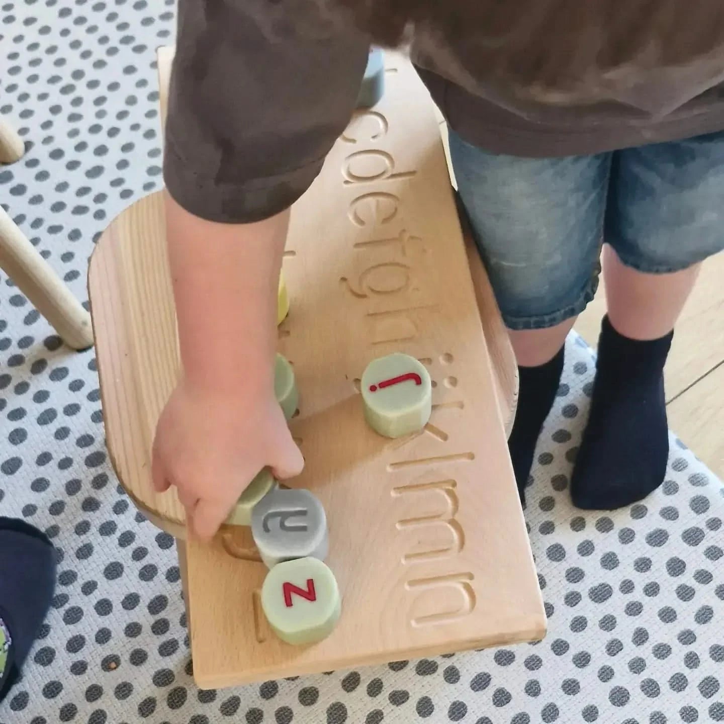 Lowercase Alphabet Stamping Stones-Lowercase Alphabet Stamping Stones