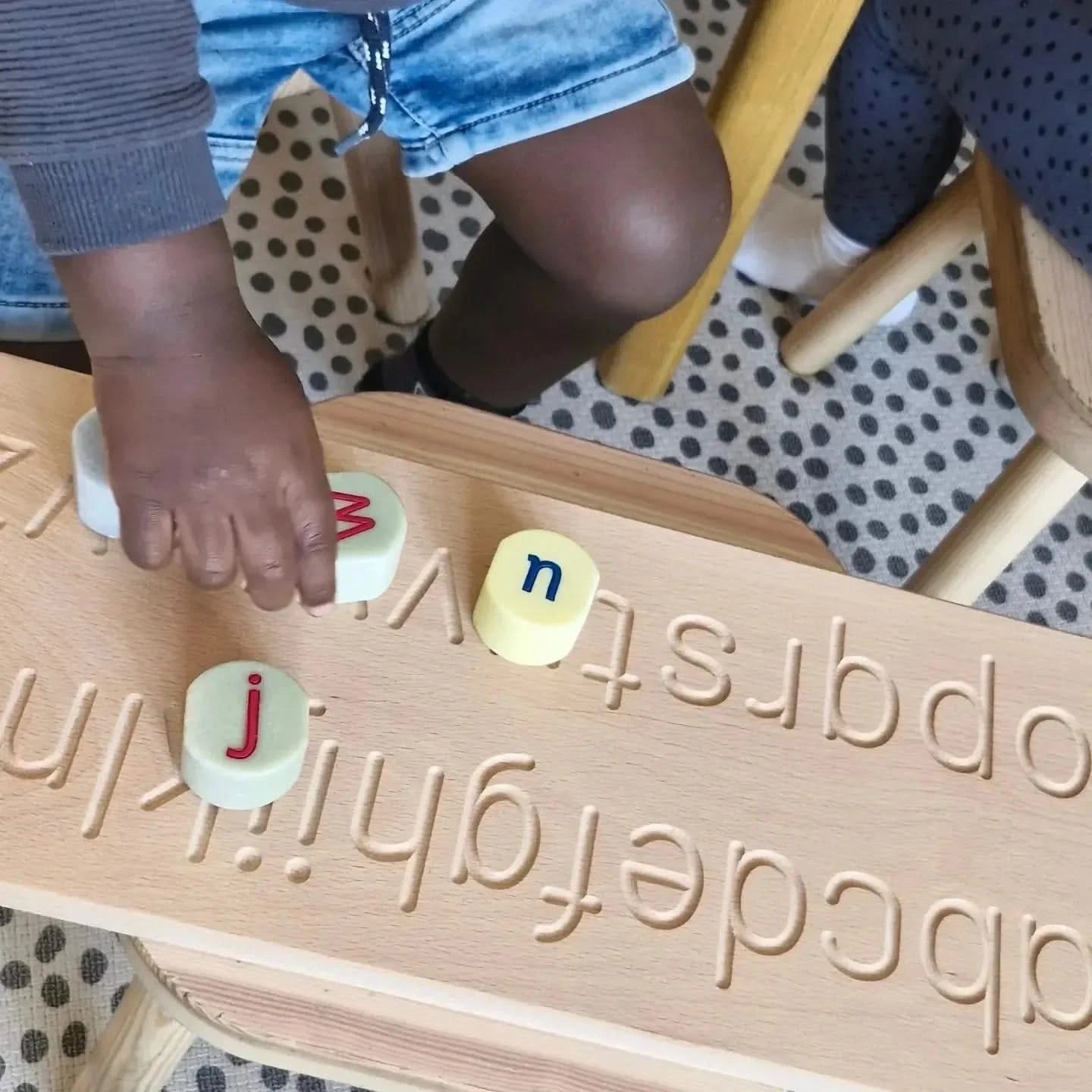 Lowercase Alphabet Stamping Stones-Lowercase Alphabet Stamping Stones
