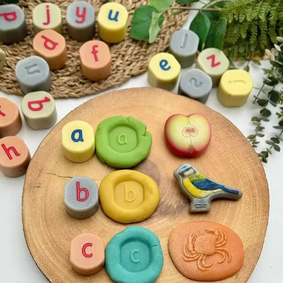 Lowercase Alphabet Stamping Stones-Lowercase Alphabet Stamping Stones