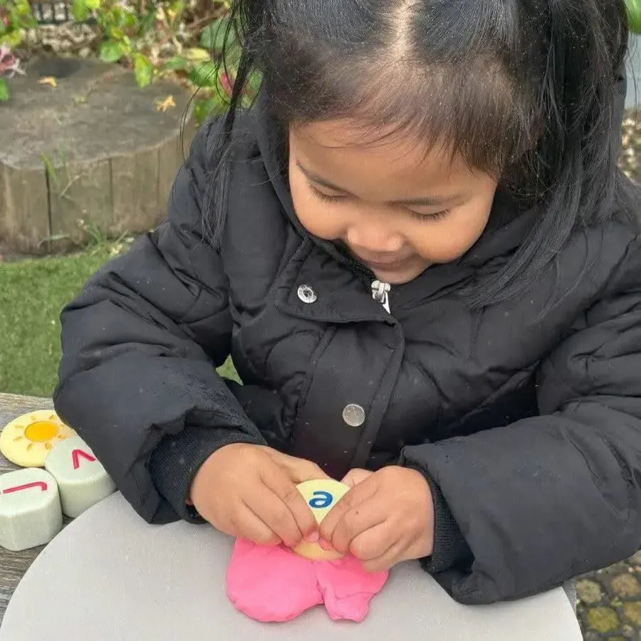 Lowercase Alphabet Stamping Stones-Lowercase Alphabet Stamping Stones