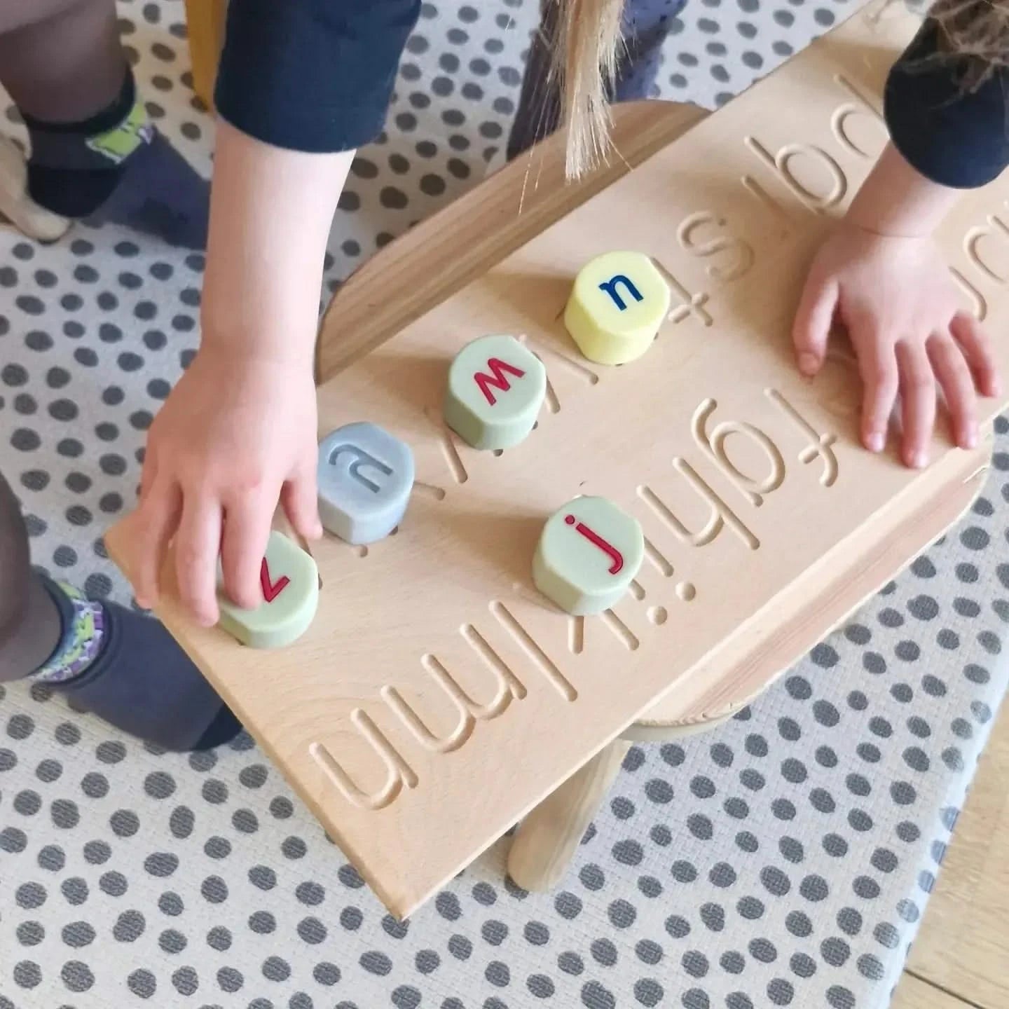 Lowercase Alphabet Stamping Stones-Lowercase Alphabet Stamping Stones