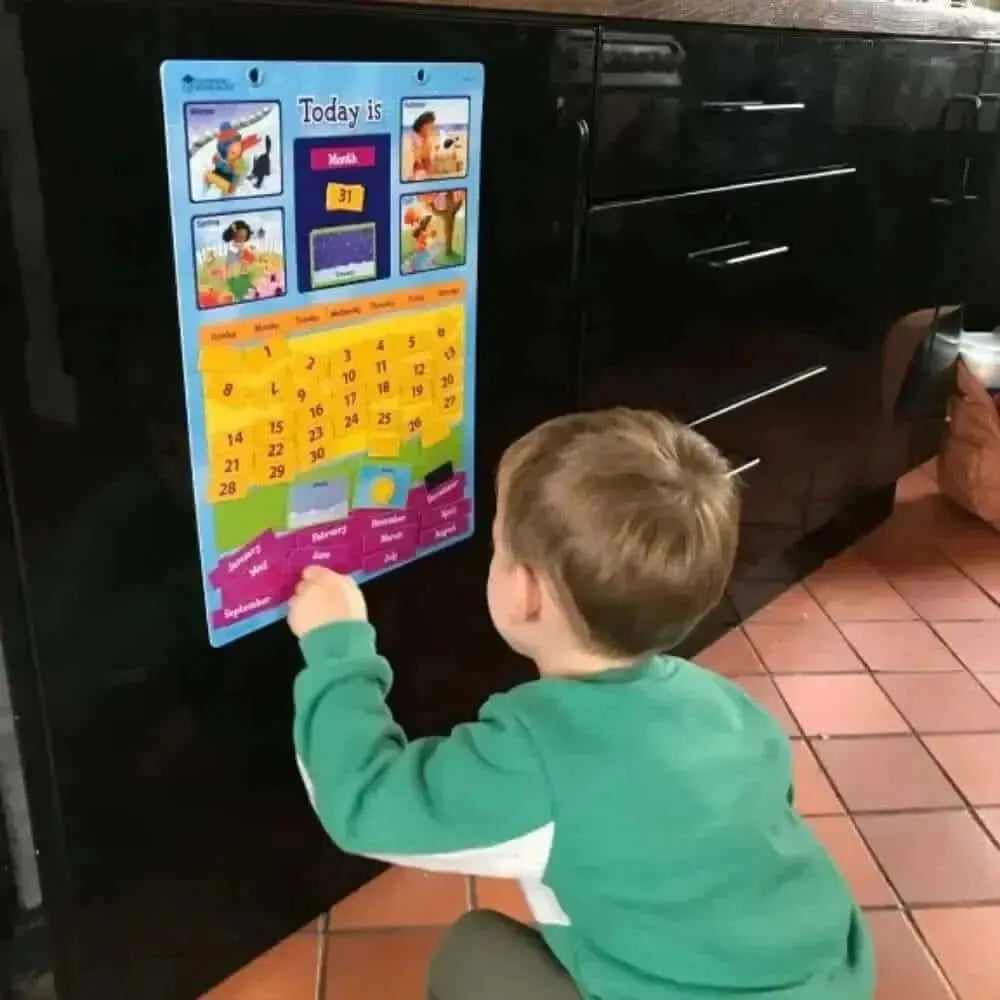 Magnetic Display Learning Calendar-Magnetic Display Learning Calendar