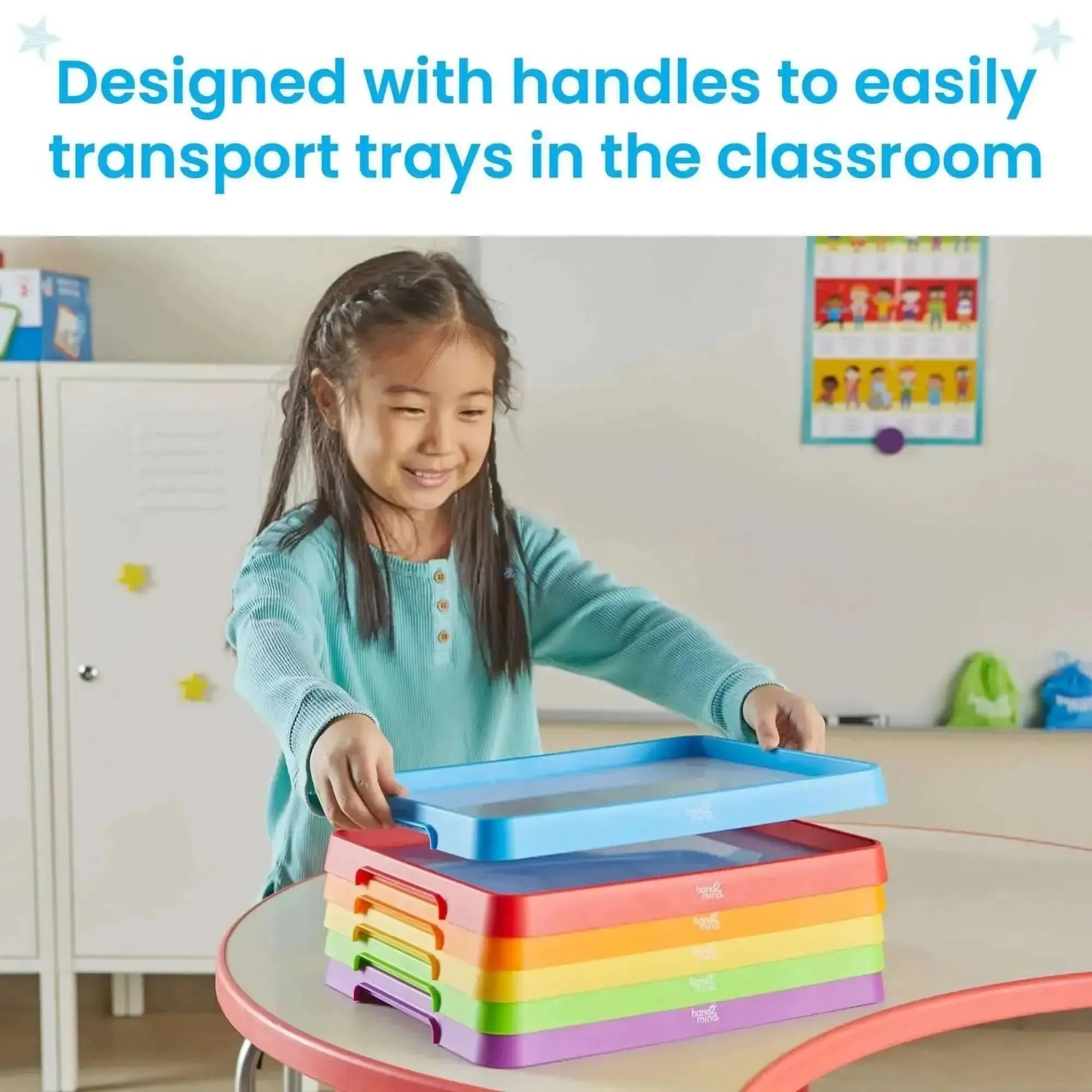 Magnetic Dry-Erase Activity Trays, Set of 6-Magnetic Dry-Erase Activity Trays, Set of 6