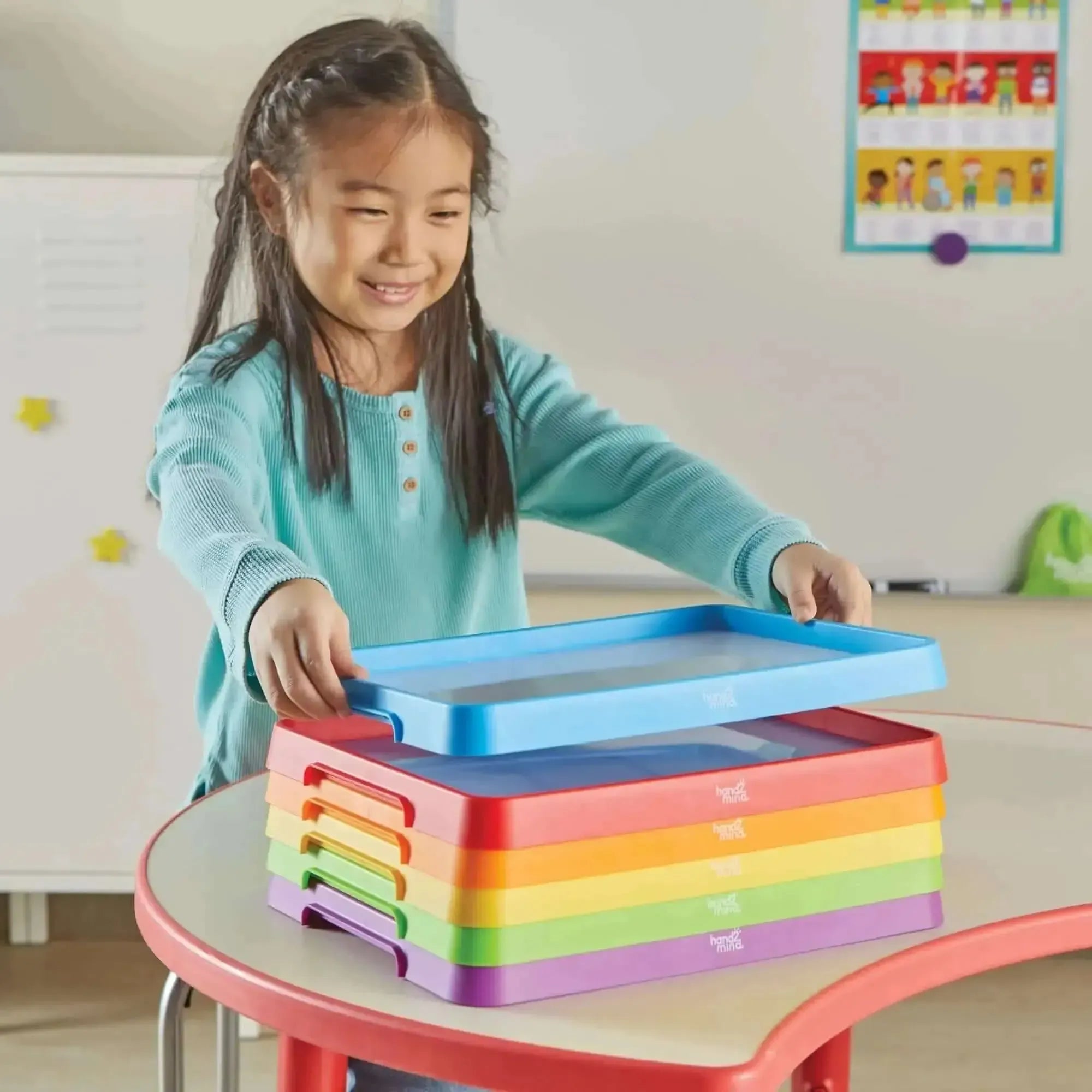 Magnetic Dry-Erase Activity Trays, Set of 6-Magnetic Dry-Erase Activity Trays, Set of 6