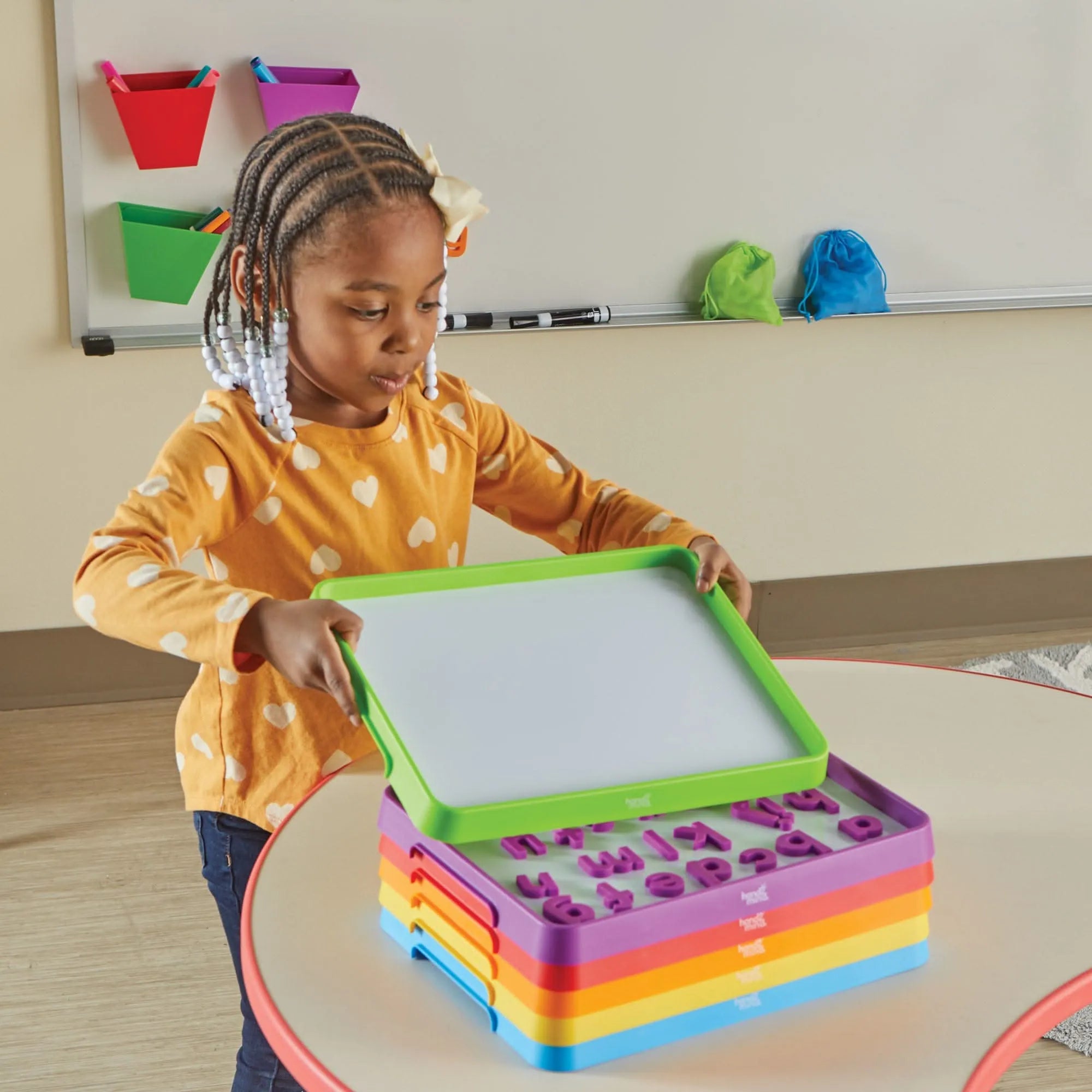 Magnetic Dry-Erase Activity Trays, Set of 6-Magnetic Dry-Erase Activity Trays, Set of 6