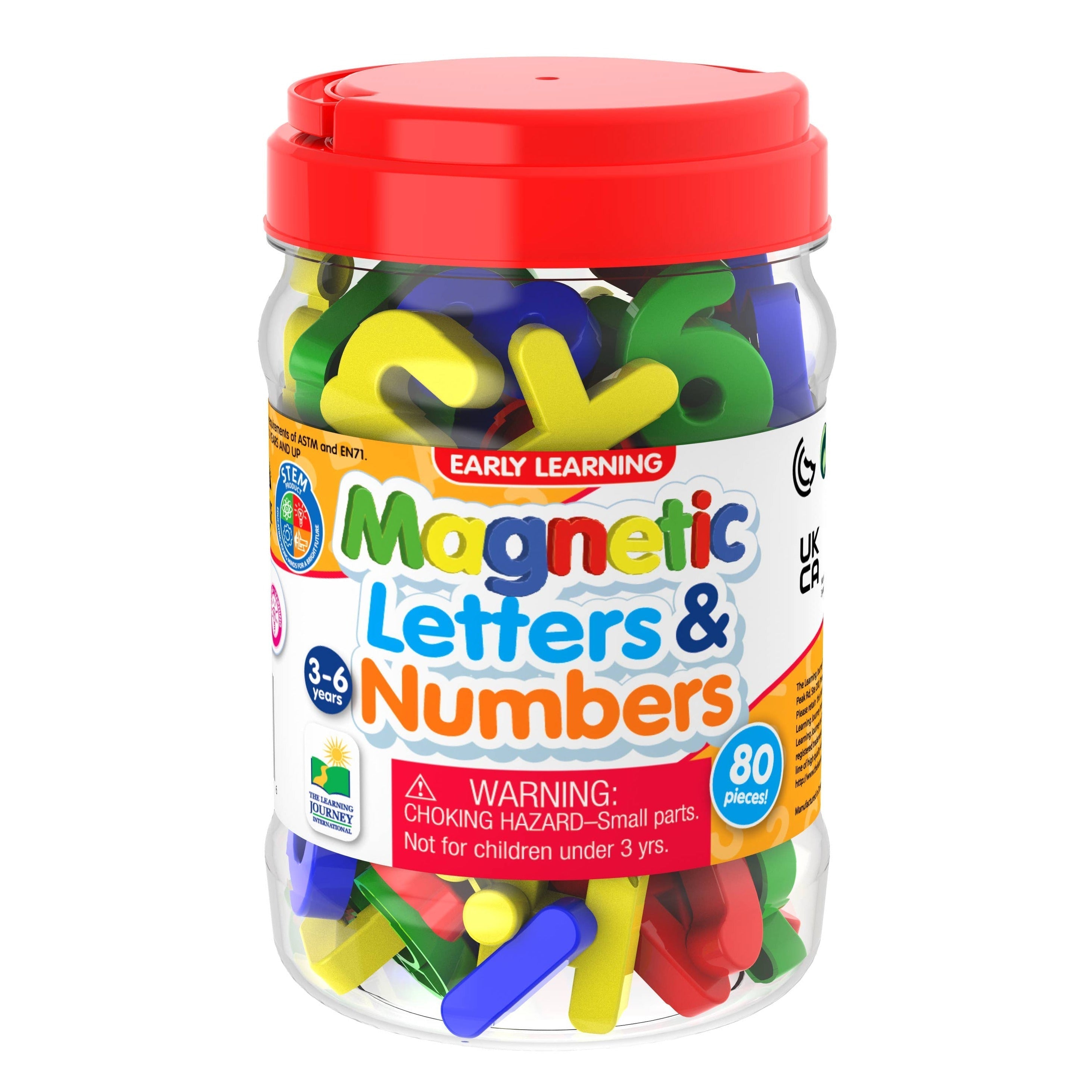 Magnetic Letters & Numbers, The Magnetic Letters & Numbers set is designed to make learning the alphabet and numbers a fun and interactive experience for your little ones. This jug full of letters and numbers offers endless possibilities for learning and creative play. Magnetic Letters & Numbers Features: Alphabet and Number Mastery: This set is a fantastic resource for helping young learners master their alphabet and number skills. It provides both upper and lower-case alphabet letters, including two sets 