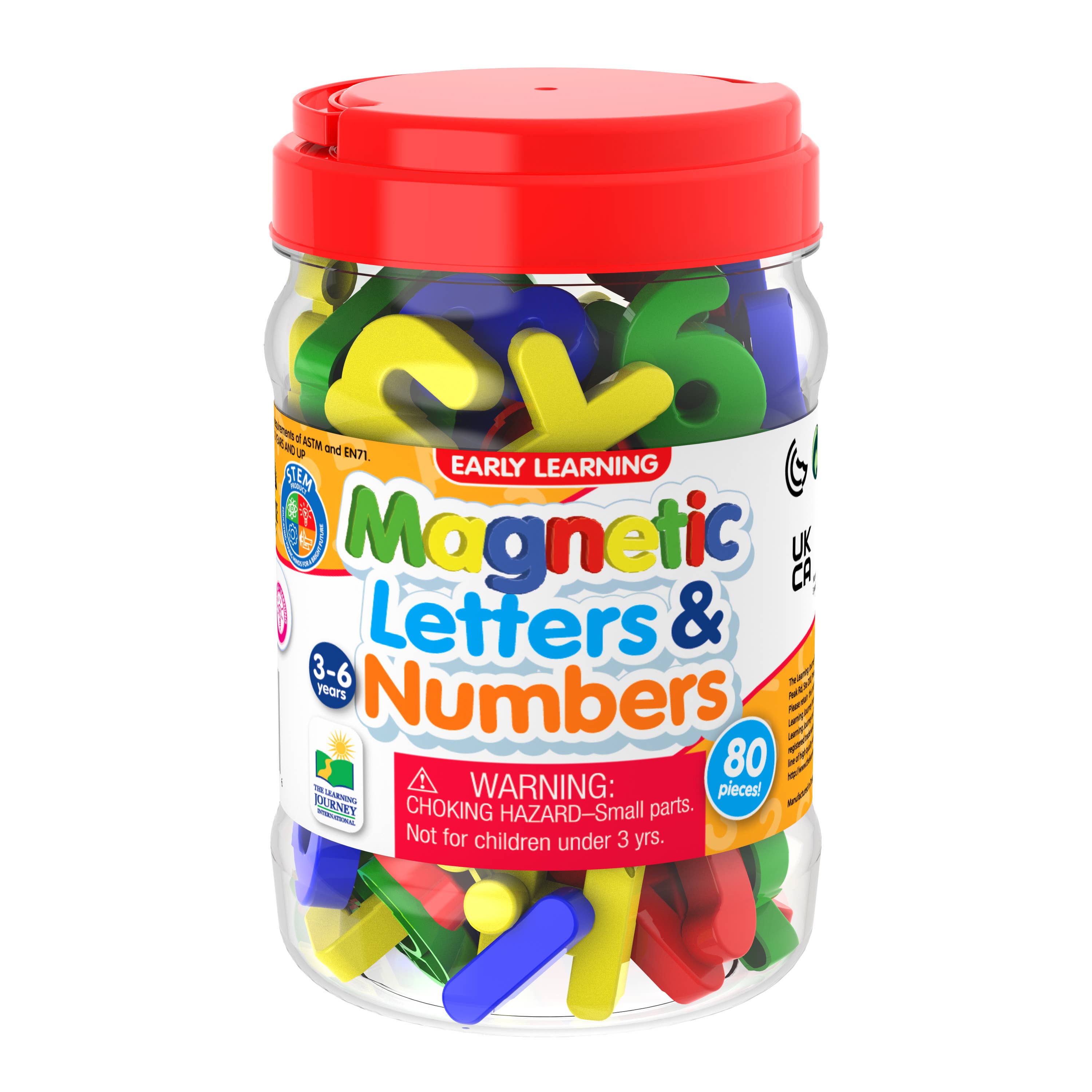 Magnetic Letters & Numbers, The Magnetic Letters & Numbers set is designed to make learning the alphabet and numbers a fun and interactive experience for your little ones. This jug full of letters and numbers offers endless possibilities for learning and creative play. Magnetic Letters & Numbers Features: Alphabet and Number Mastery: This set is a fantastic resource for helping young learners master their alphabet and number skills. It provides both upper and lower-case alphabet letters, including two sets 