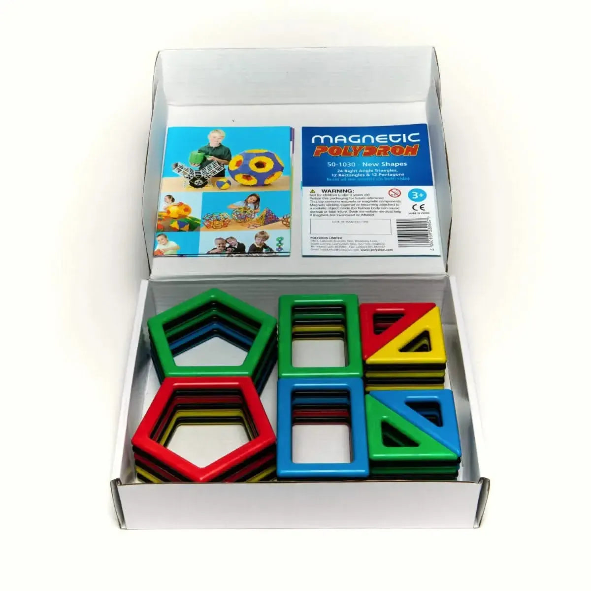 Magnetic Polydron Extra Shapes Set-Magnetic Polydron Extra Shapes Set