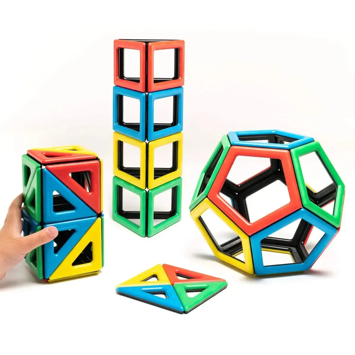 Magnetic Polydron Extra Shapes Set-Magnetic Polydron Extra Shapes Set
