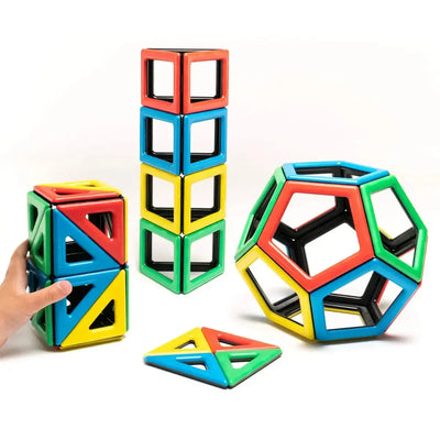 Magnetic Polydron Extra Shapes Set-Magnetic Polydron Extra Shapes Set