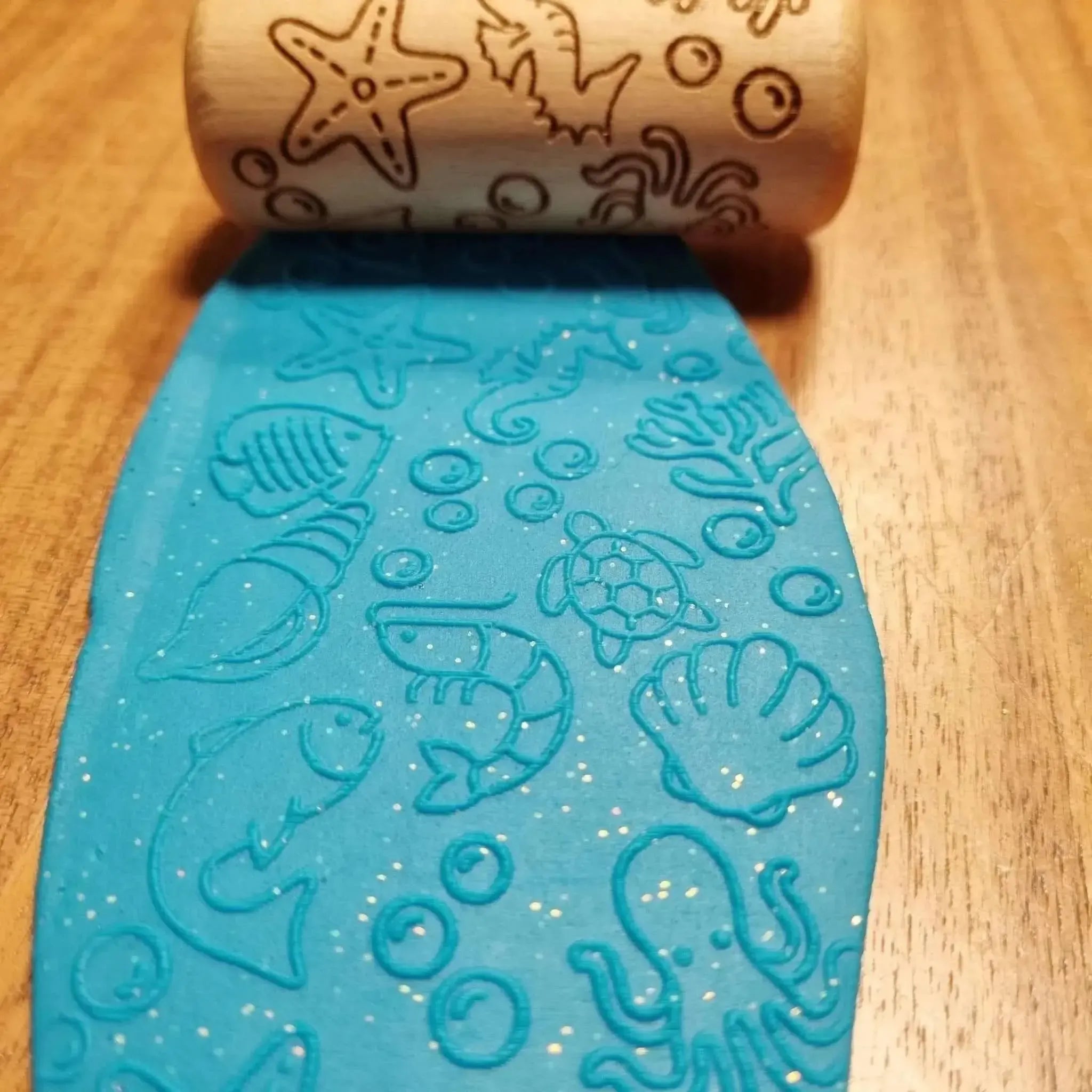 Marine Animal Wooden Roller-Marine Animal Wooden Roller