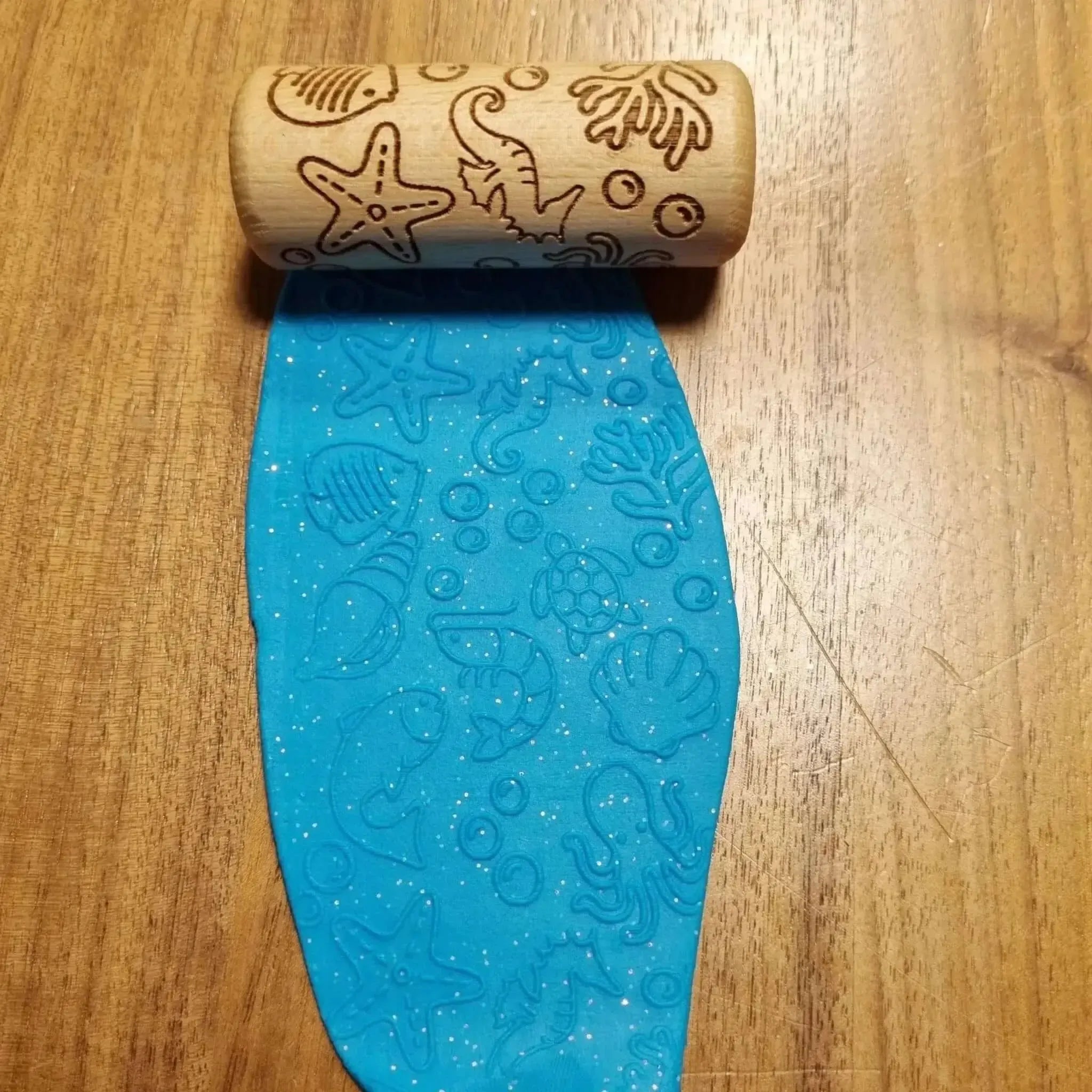 Marine Animal Wooden Roller-Marine Animal Wooden Roller