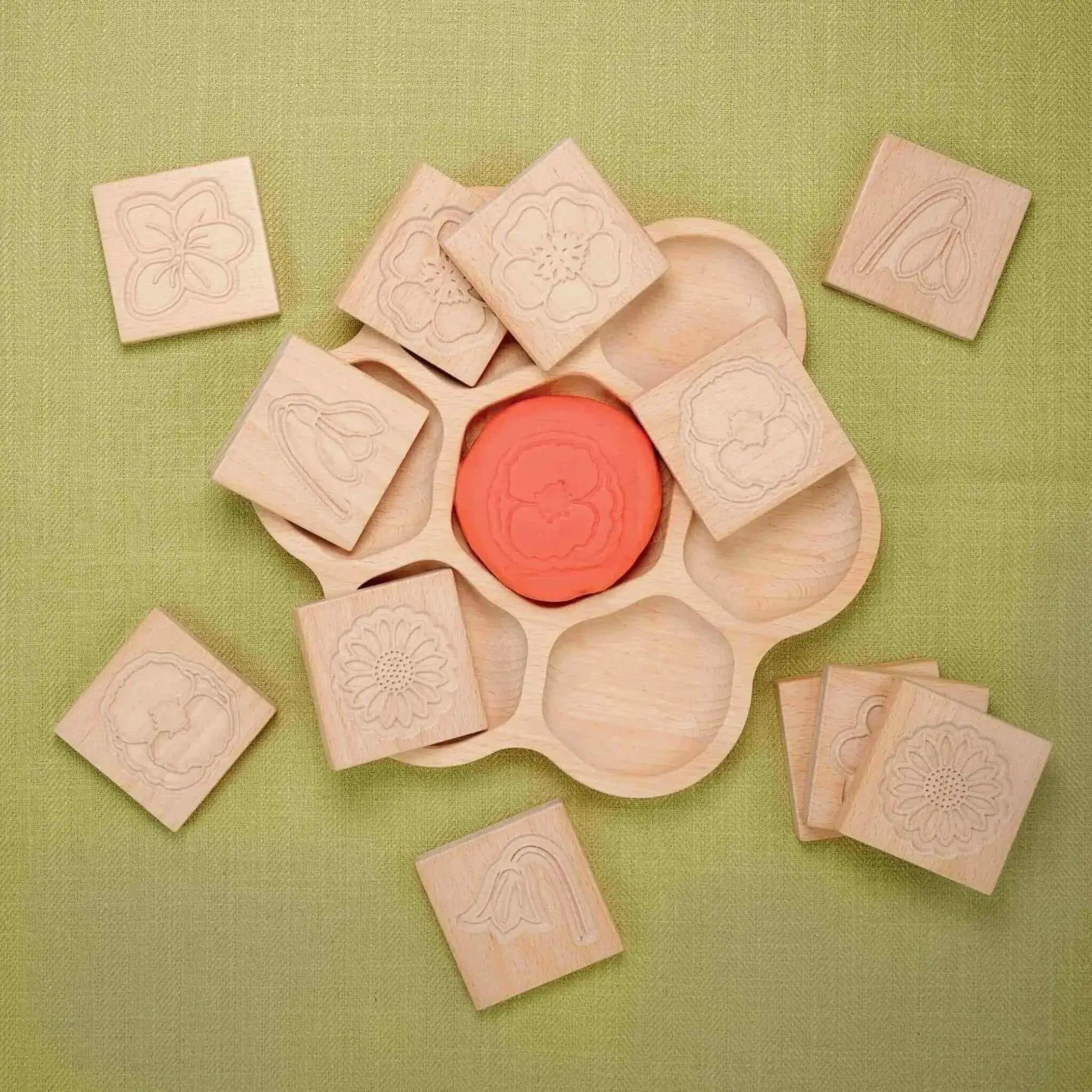 Match Me Sensory Flower Tiles-Match Me Sensory Flower Tiles