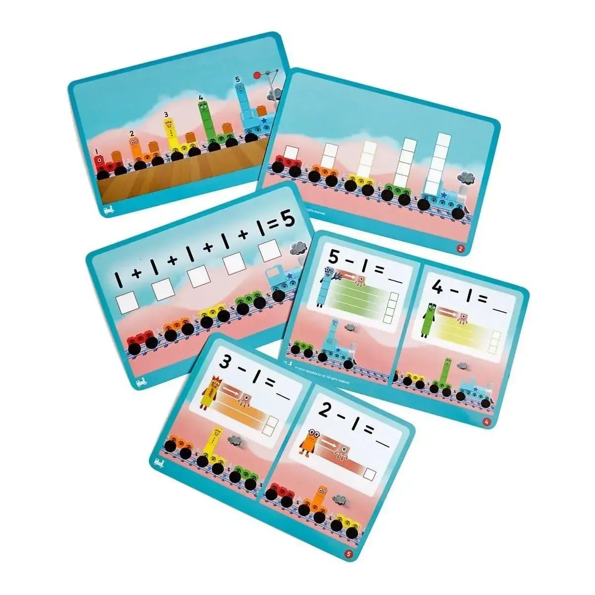 MathLink Cubes Activity Set Numberblocks Express Train-MathLink Cubes Activity Set Numberblocks Express Train