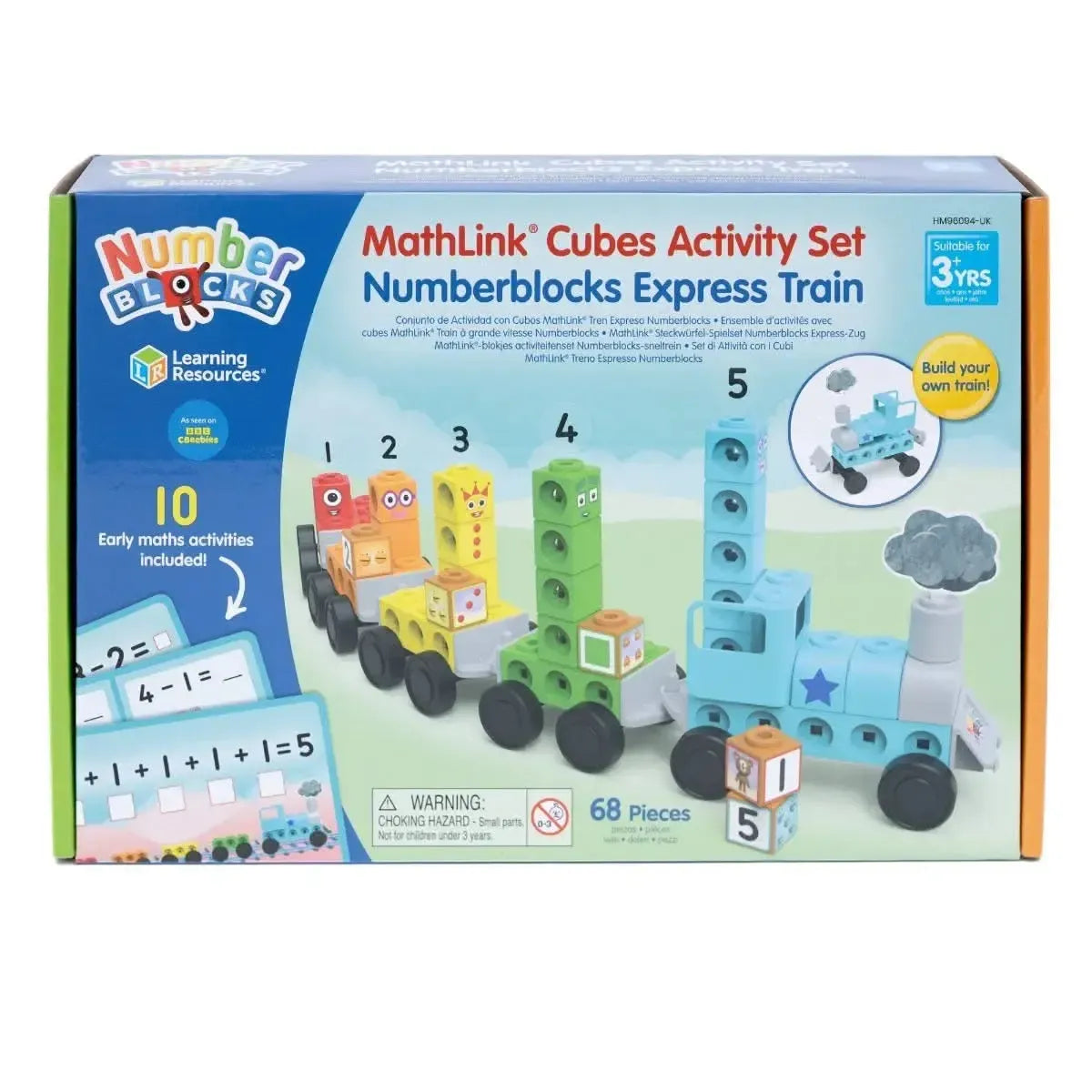 MathLink Cubes Activity Set Numberblocks Express Train-MathLink Cubes Activity Set Numberblocks Express Train