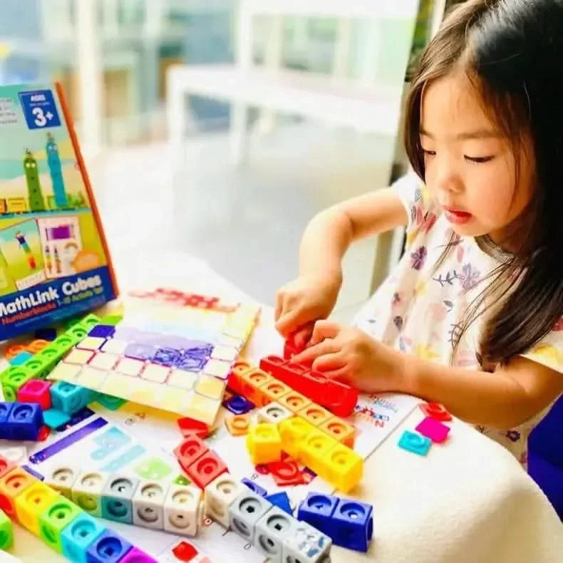 MathLink® Cubes Numberblocks 1-10 Activity Set-MathLink® Cubes Numberblocks 1-10 Activity Set