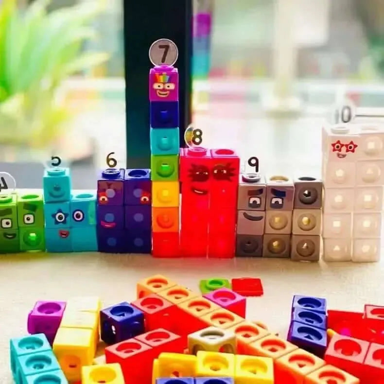MathLink® Cubes Numberblocks 1-10 Activity Set-MathLink® Cubes Numberblocks 1-10 Activity Set