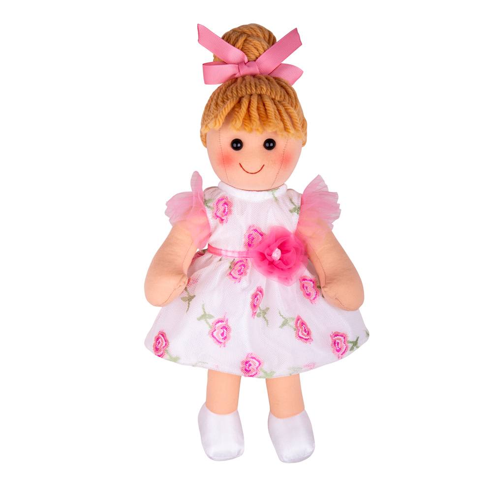 Megan Doll - Medium, Megan is here to fill your little one's life with joy, comfort, and countless hours of imaginative play! Crafted with love and care to be the perfect cuddly companion, here's what makes Megan the ultimate friend for your child: Soft and Cuddly Companion Megan is soft to the touch, making her a comforting companion for children of all ages. Whether it’s nap time or playtime, her cuddly nature ensures she’s always ready for a hug. A Friend with Style Dressed in a beautiful flowery dress t