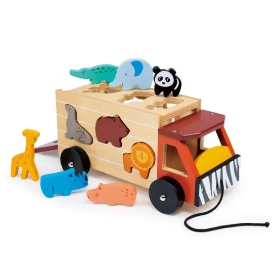 Mentari Shape Sorting Safari Truck-Mentari Shape Sorting Safari Truck