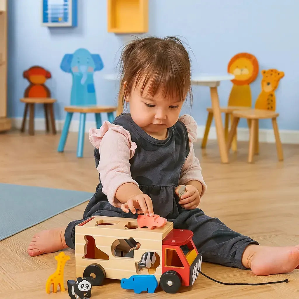 Mentari Shape Sorting Safari Truck-Mentari Shape Sorting Safari Truck